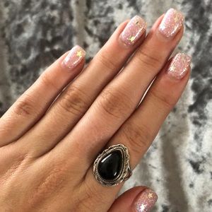 Black Onyx Sterling Silver Ring